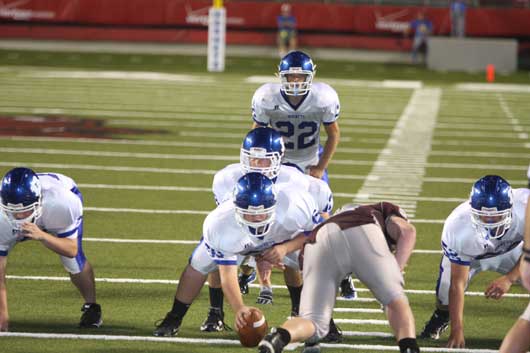 Junior Blake Davidson will be under center for the Hornets tonight against Cabot. (Photo by Rick Nation)