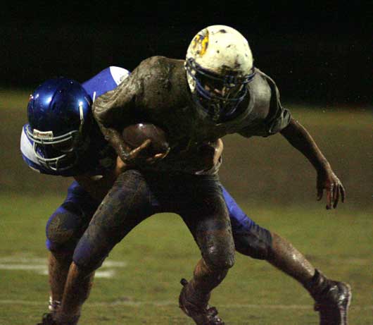 Mudbath football: Bryant vs. Sheridan freshmen 2009 (Photo by Rick Nation)