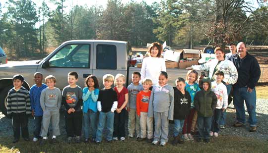 Mrs. Marla Smith's kindergarter class at Davis Elementary.