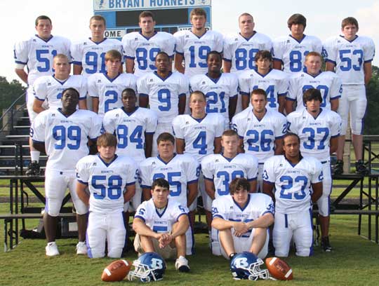 The Bryant Hornets Seniors of 2009. (Photo by Rick Nation)