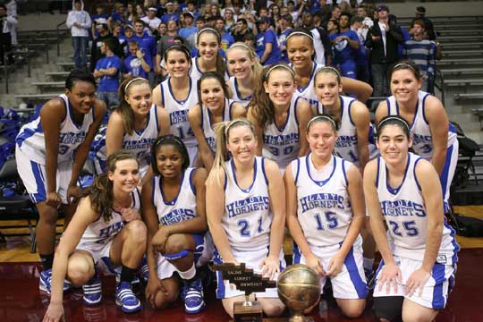 2009 Salt Bowl Shootout champions, the Bryant Lady Hornets (Photo by Rick Nation)