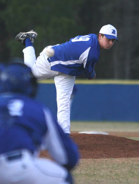 Ben Wells shut out Russellville on three hits over six innings in Friday's 7A-Central Conference win.
