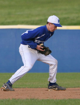 Second baseman Tyler Brown. (Photo by Rick Nation)