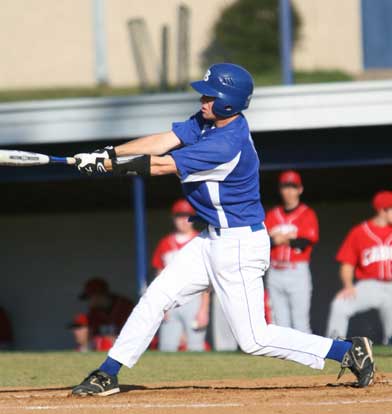 Justin Blankenship's two-run homer highlighted a four-run first. (Photo by Rick Nation)