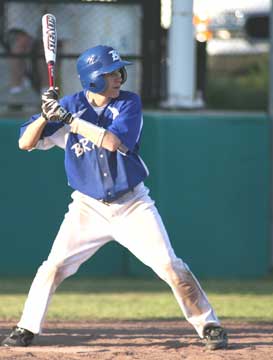 Caleb Garrett had two hits. (Photo by Rick Nation)