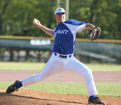Tyler Sawyer improved to 6-2 with the victory over North Little Rock Thursday. (Photo by Rick Nation)