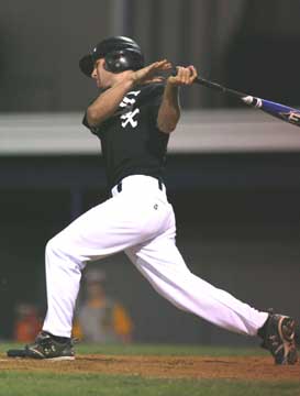 Brennan Bullock opened the Legion season with a 4-for-4 night. (Photo by Rick Nation)
