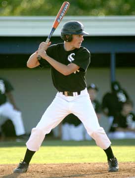 Blake Davidson scored Bryant's lone run against Hot Springs AA Saturday. (Photo by Rick Nation)