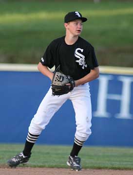 Tyler Brown makes a play at second and looks to throw to first. (Photo by Rick Nation)