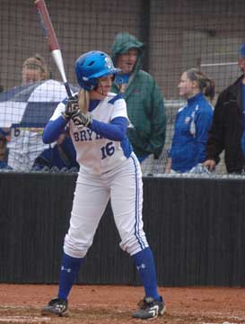 Kayla Sory had three hits against Conway. (Photo by Mark Hart)