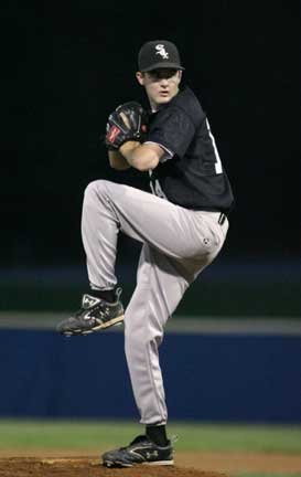 Austin Queck fired a one-hit shutout at Jacksonville Wednesday. (Photo by Rick Nation)