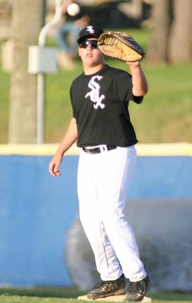 Landon Pickett had a pair of RBI doubles early in Sunday's first game. (Photo by Rick Nation)