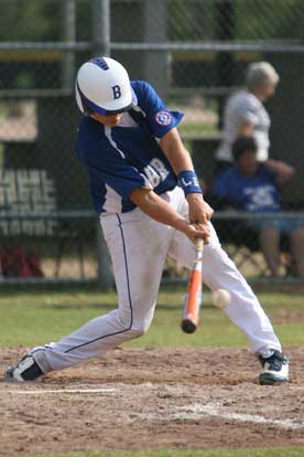 Blain Jackson takes a cut. (Photo by Rick Nation)