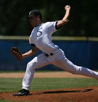 Trent Daniel picked up the win for Bryant. (Photo by Rick Nation)