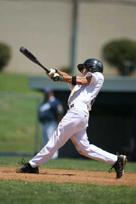 Austin Benning had three hits including the go-ahead RBi single in the 10th. (Photo by Rick Nation)