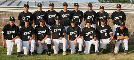 2009 Bryant Black Sox Senior American Legion team. (Photo by Rick Nation)