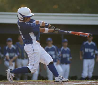 Hayden Daniel contributed two hits and was the winning pitcher Sunday. (Photo by Rick Nation)