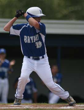 Tyler Green contributed a two-run single in the first and scored in the third. (Photo by Rick Nation)