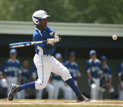 Marcus Wilson drove in two and scored a pair on two hits. He also stole three bases. (Photo by Rick Nation)