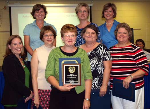 The Bryant School District's Teachers of the Year. (Photo by Lana Clifton)