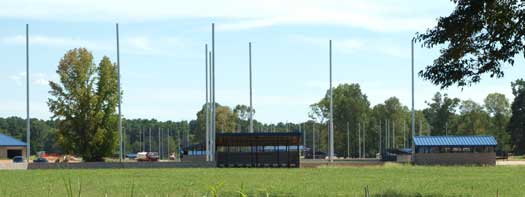 Work is currently on schedule at Bishop Park. (Photo by Lana Clifton)