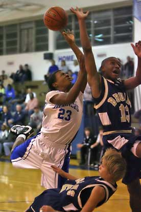 Bryant's C.J. Rainey puts up a shot. (Photo by Rick Nation)