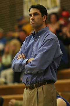 Bryant head coach Eric Andrews. (Photo by Rick Nation)