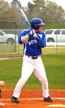 Chris Joiner cracked three hits in Thursday's win for the Hornets. (Photo by Phil Pickett)