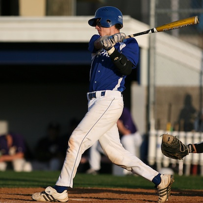 B.J. Ellis went 2 for 3 with two runs batted in Tuesday. (Photo by Rick Nation)