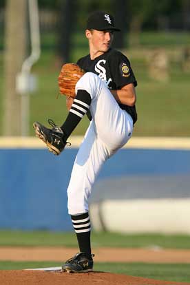 Blake Davidson tossed a one-hitter in Friday's American Legion debut. (Photo by Rick Nation)