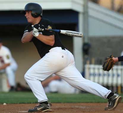 Landon Pickett doubled twice during Bryant's eight-run second. (Photo by Rick Nation)
