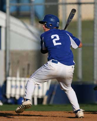 B.J. Ellis doubled twice and drove in three against Conway. (Photo by Rick Nation)