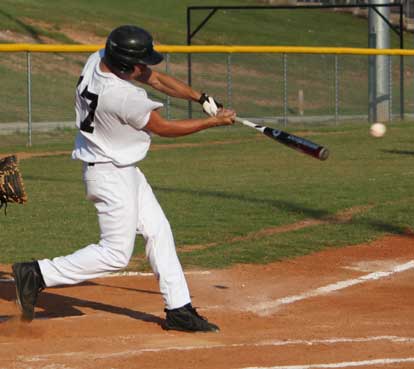Tanner Tolbert had two hits in 2010 Black Sox debut. (Photo courtesy of Phil Pickett)