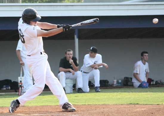 Caleb Milam smacked a single in his return to the lineup Wednesday. (Photo courtesy of Phil Pickett)