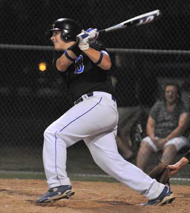 Cody Gogus drove in the winning run on Monday. (Photo by Ron Boyd)