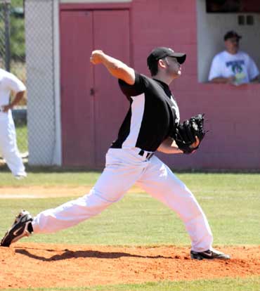 Caleb Milam picked up the win in Friday's game with 4 1/3 innings of shutout relief. (Photo by Phil Pickett)