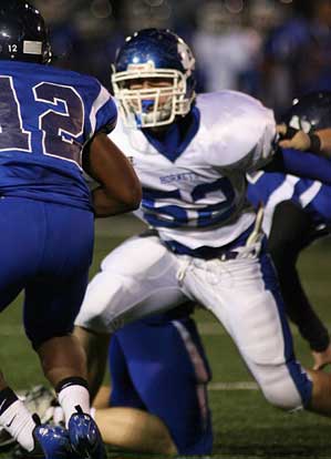 Ben Seale is a returning starter at defensive end for the Hornets in 2010. (Photo by Rick Nation)