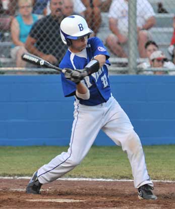 Hayden Daniel came through with the game-tying hit. (Photo by Ron Boyd)