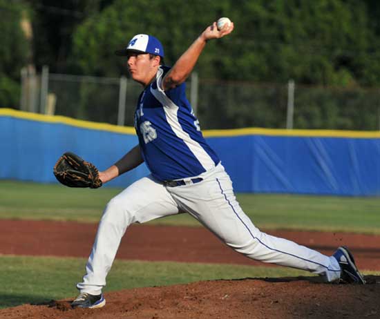 Zach Cambron pitched six innings of three-hit relief Wednesday. (Photo by Ron Boyd)