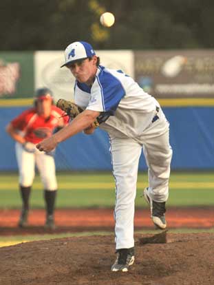 Tyler Green retired all eight batters he faced in relief on Thursday. (Photo by Ron Boyd)