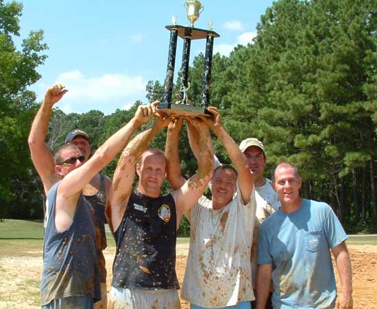 Animal House of the Little Rock Fire Department won the MudBowl championship.