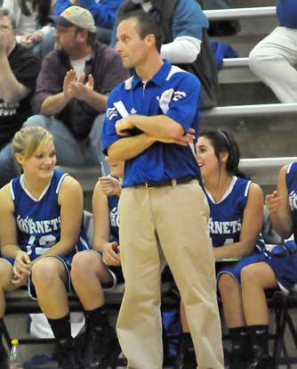 Bryant head coach Blake Condley. (Photo by Kevin Nagle)