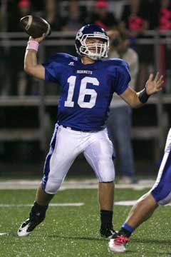 Bryant quarterback Hayden Lessenberry. (Photo by Rick Nation)