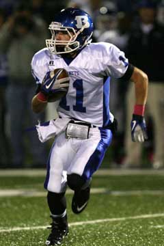 Hayden Daniel returns a kickoff. (Photo by Rick Nation)