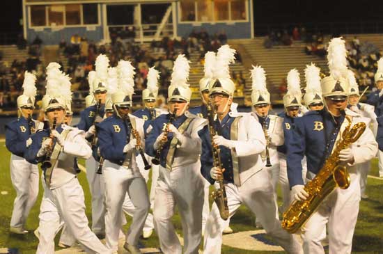 The Legacy of Bryant horn section. (Photo by Kevin Nagle)