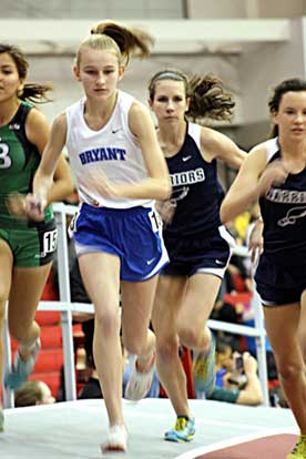 Haney Raney finished eighth in the 3200.