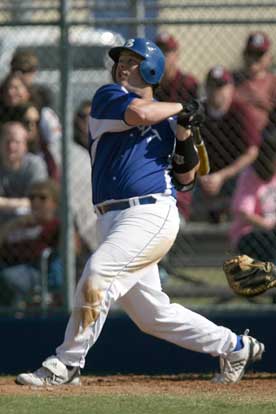 Landon Pickett had two hits for the Hornets. (Photo by Rick Nation)