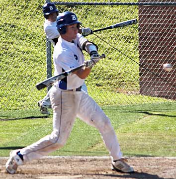 Lucas Castleberry started Bryant's game-winning sixth-inning rally with a lead-off single. (Photo courtesy of Phil Pickett)