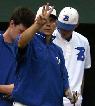 Bryant head coach Kirk Bock (Photo by Rick Nation)