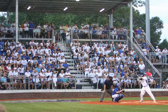 Sunday's game drew a big crowd to Bear Stadium. (Photo by Rick Nation)